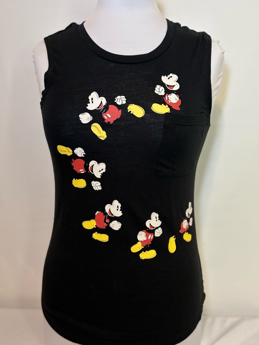 Disney Parks Black Tank with White Logo